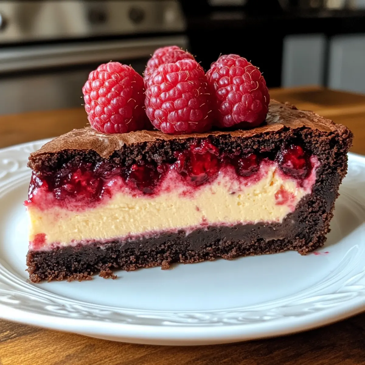 Himbeer-Brownie-Käsekuchen für besondere Anlässe