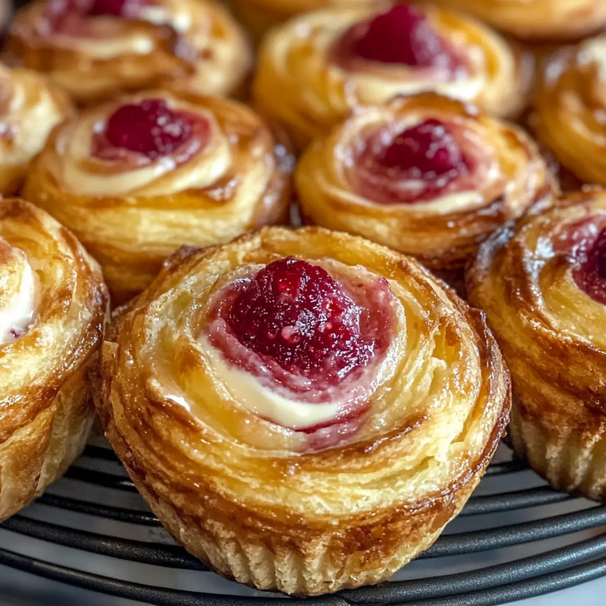 Himbeer-Frischkäse-Cruffins: Ein einfacher Genuss