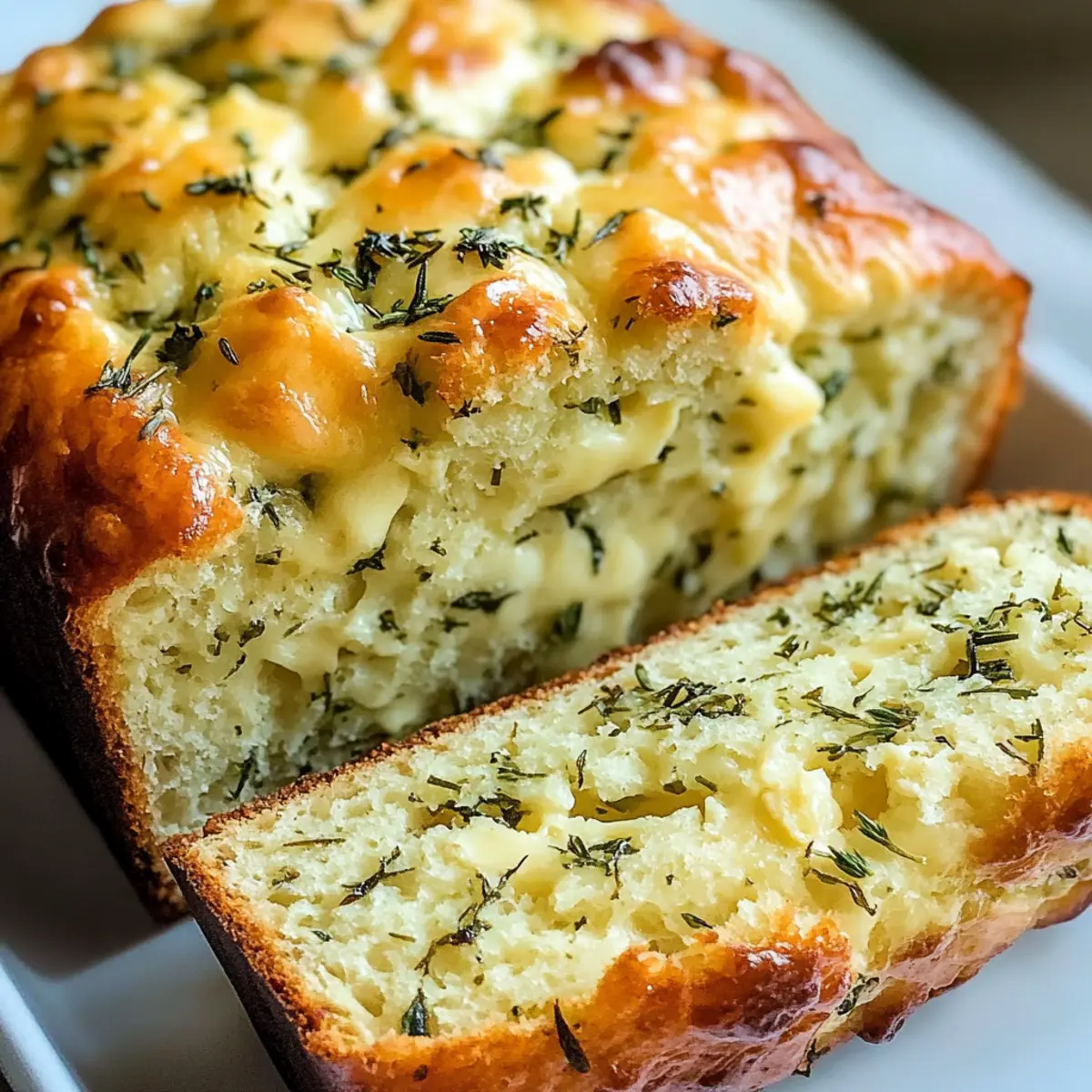 Herzhafter Kräuter- und Käse-Quickbread für Jeden Anlass