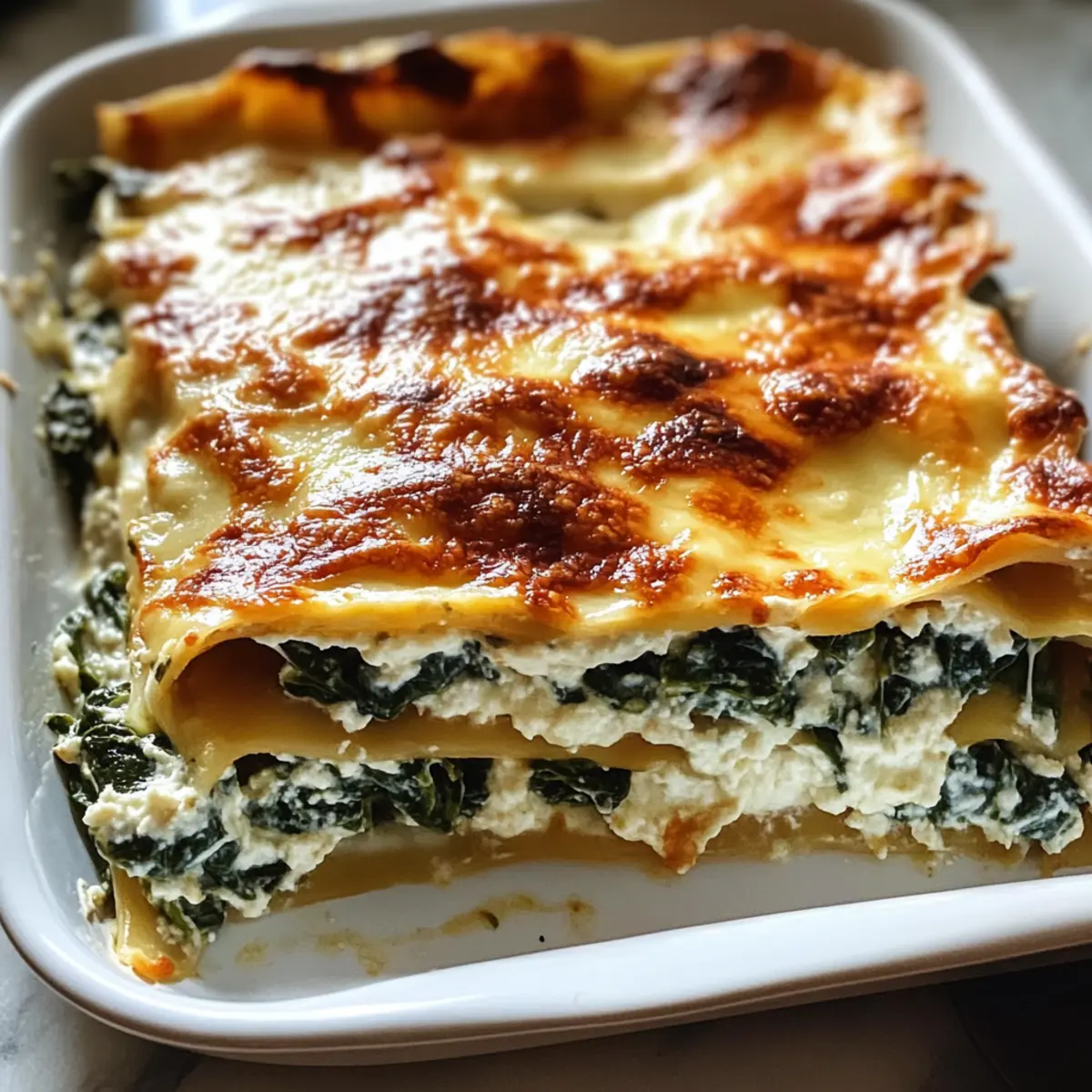 Spinat Ricotta Lasagne für ganze Familie genießen