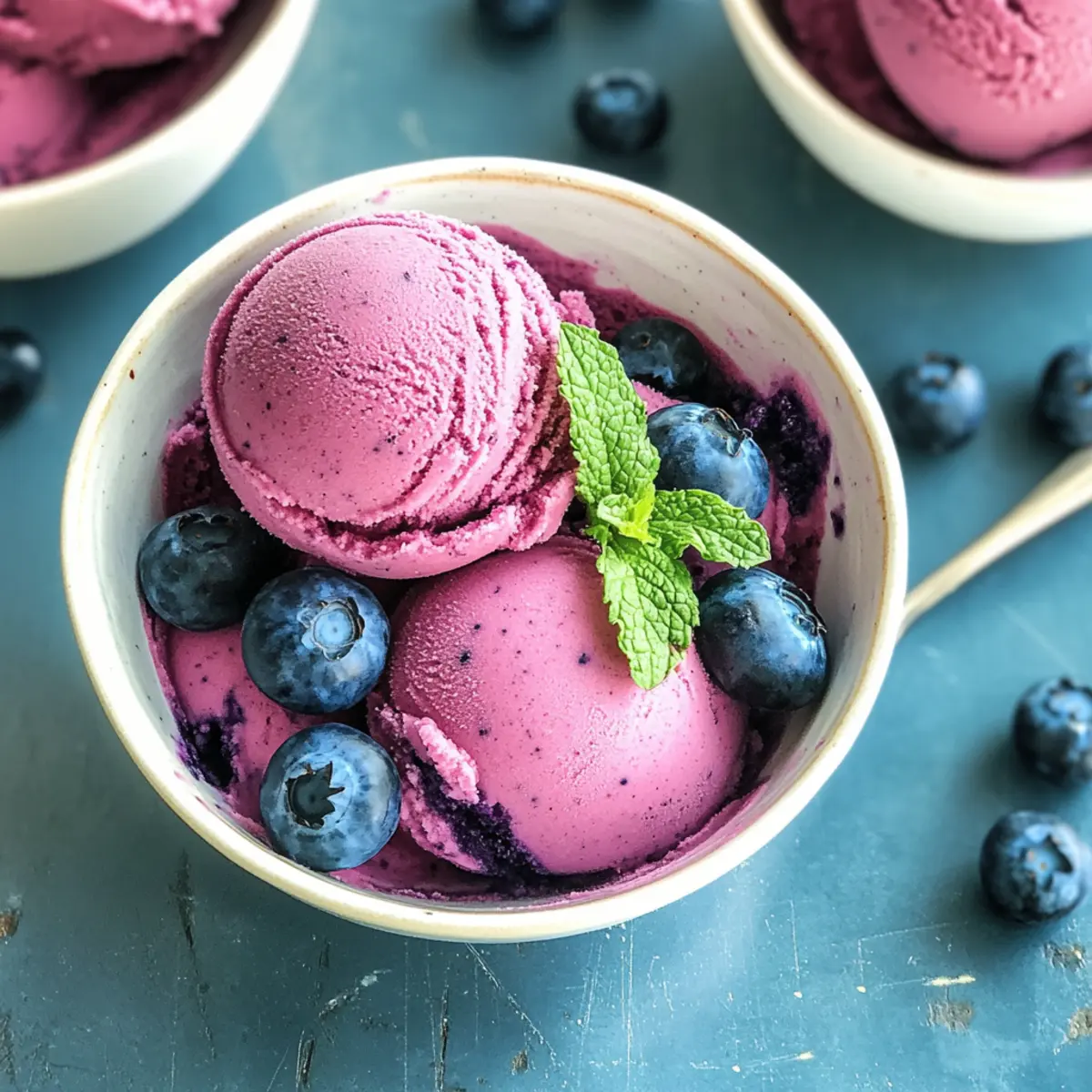 Blaubeeren-Sorbet: Leicht und Erfrischend Genuss