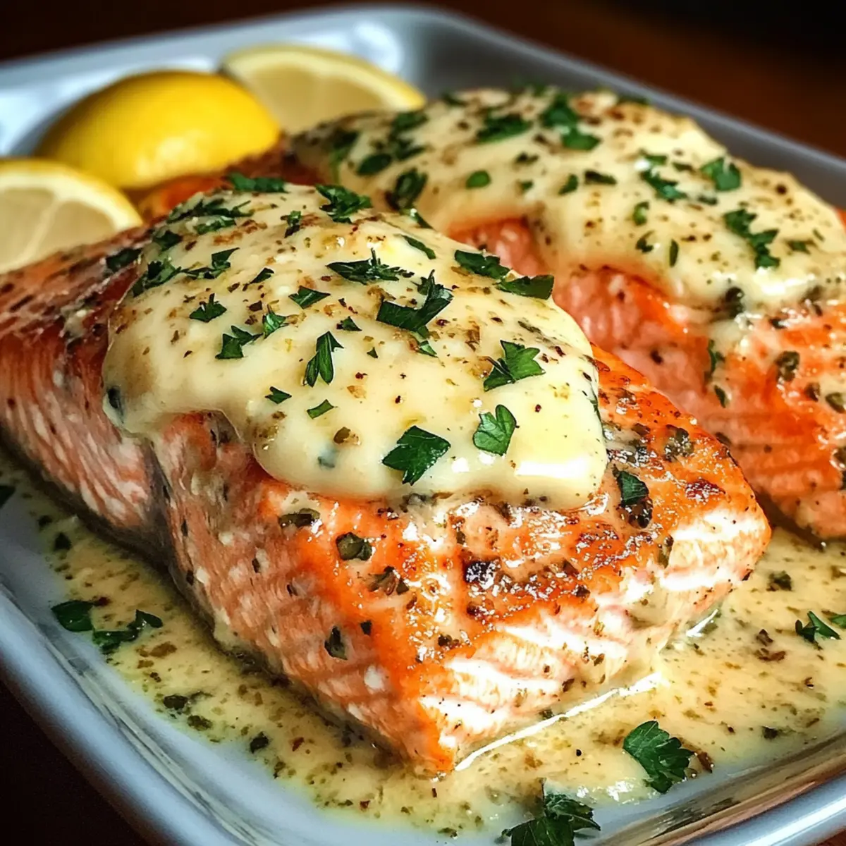 Gebackener Boursin-Lachs für ein einfaches Festmahl