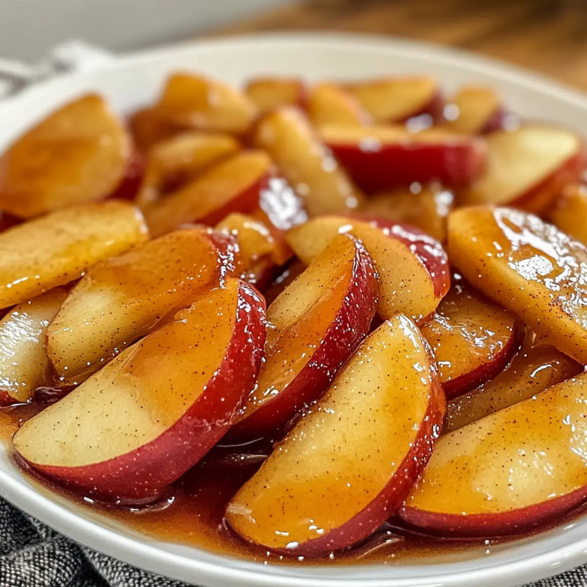 Karamellisierte Äpfel in nur 13 Minuten genießen