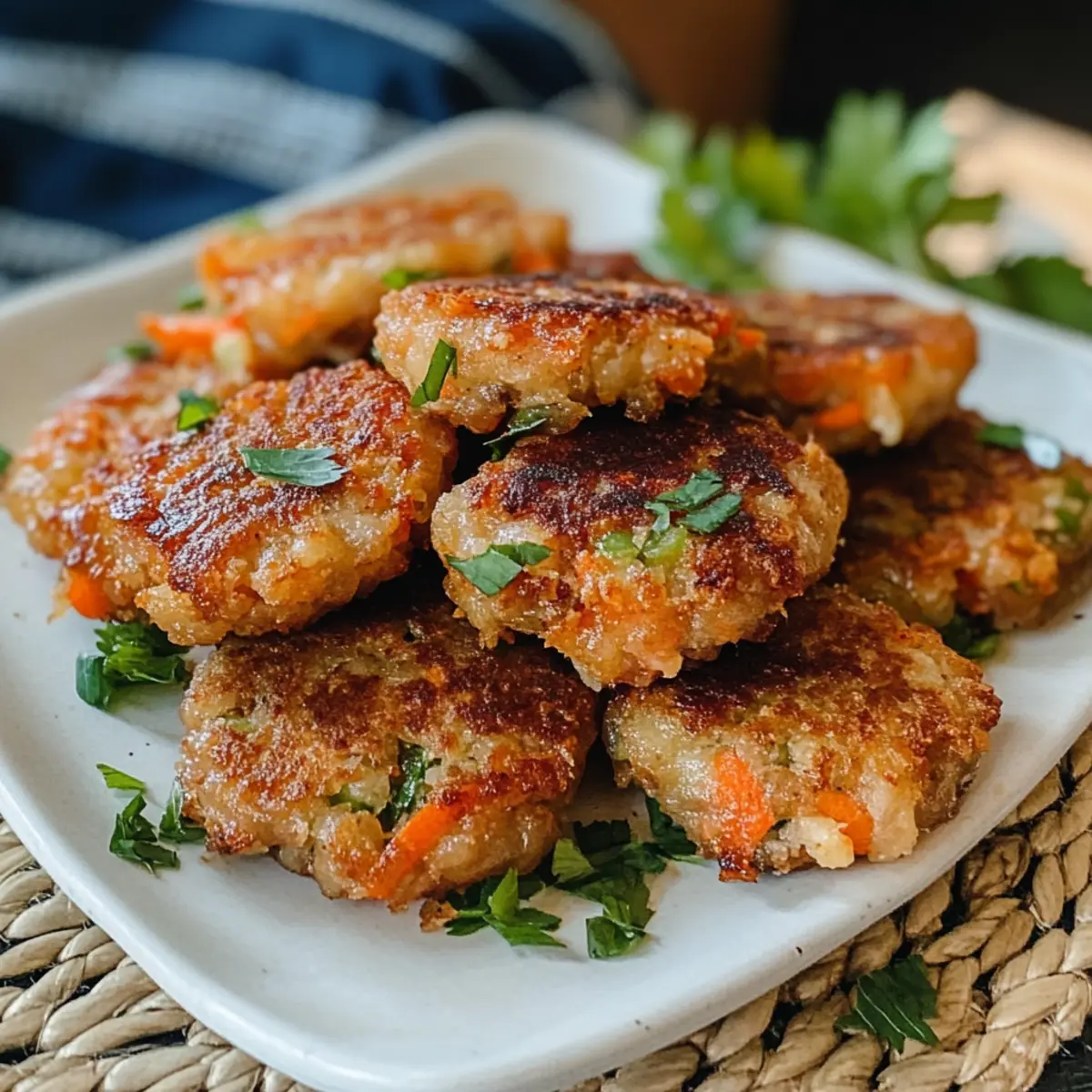 Chinesischer Garnelenkuchen wie vom Restaurant