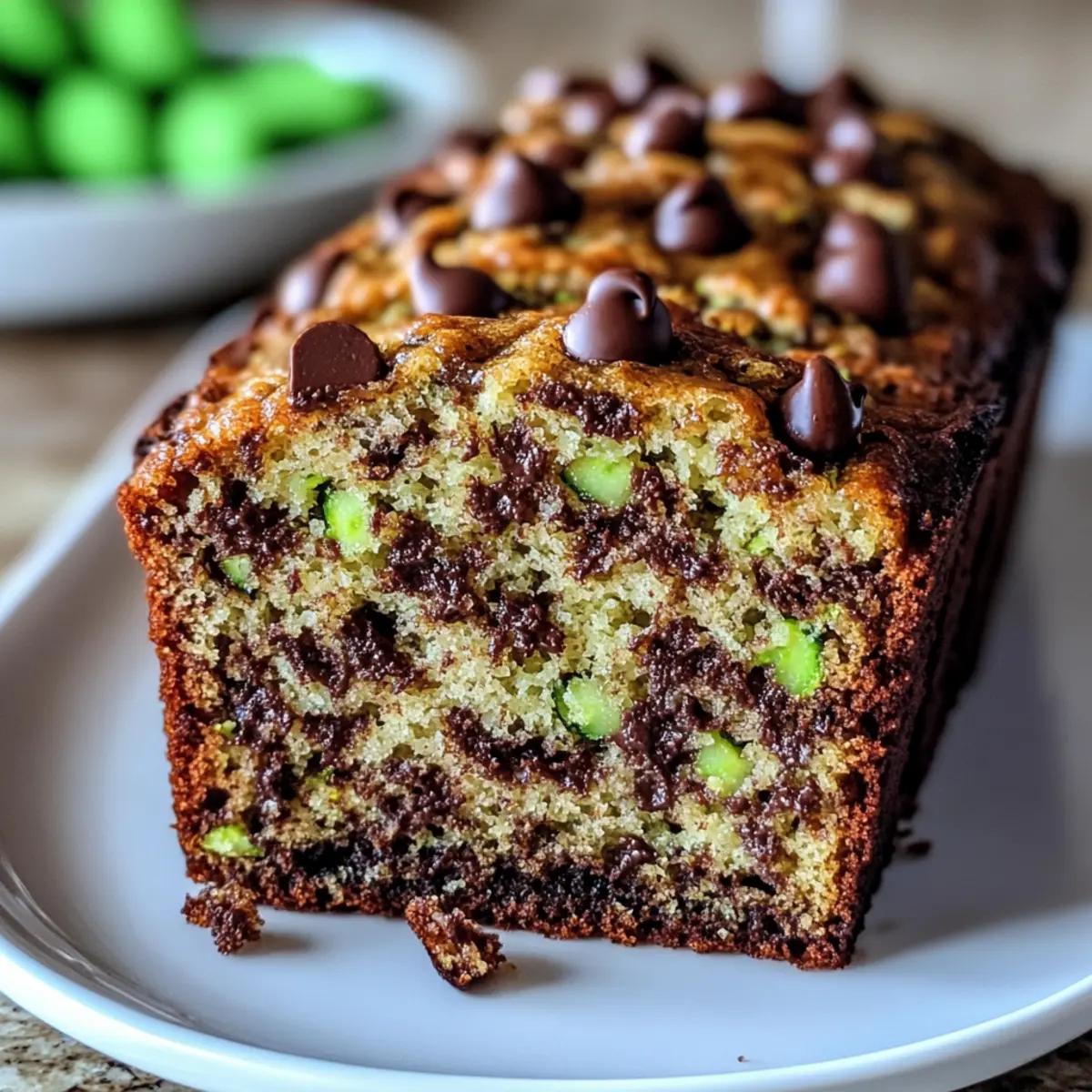 Schokoladenstückchen-Zucchinibrot für die Familie
