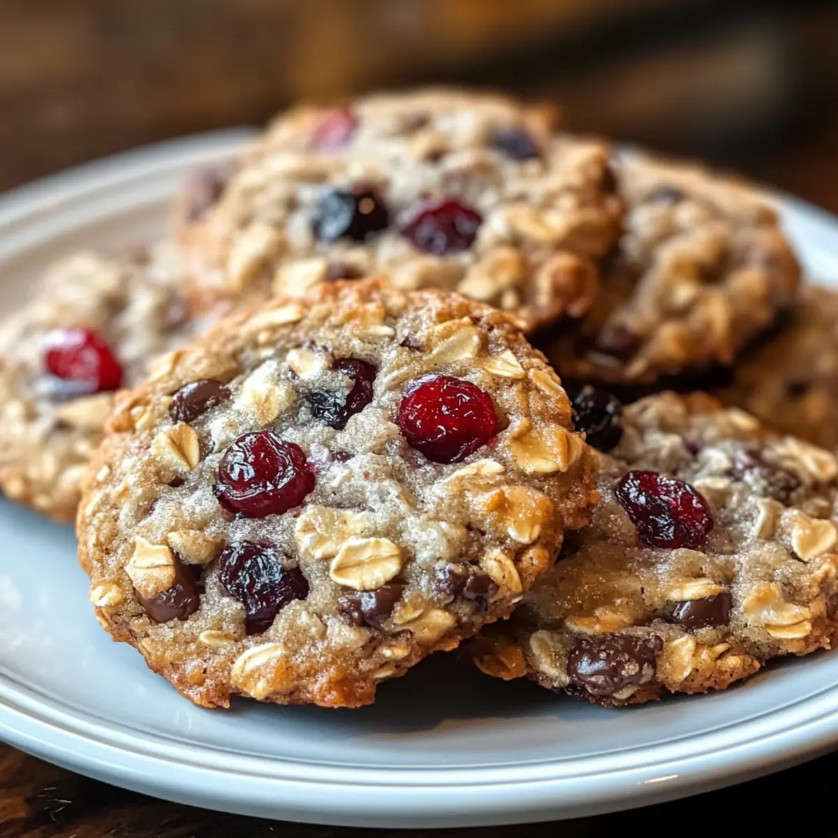 Schokoladen-Cranberry-Haferkekse leicht gemacht