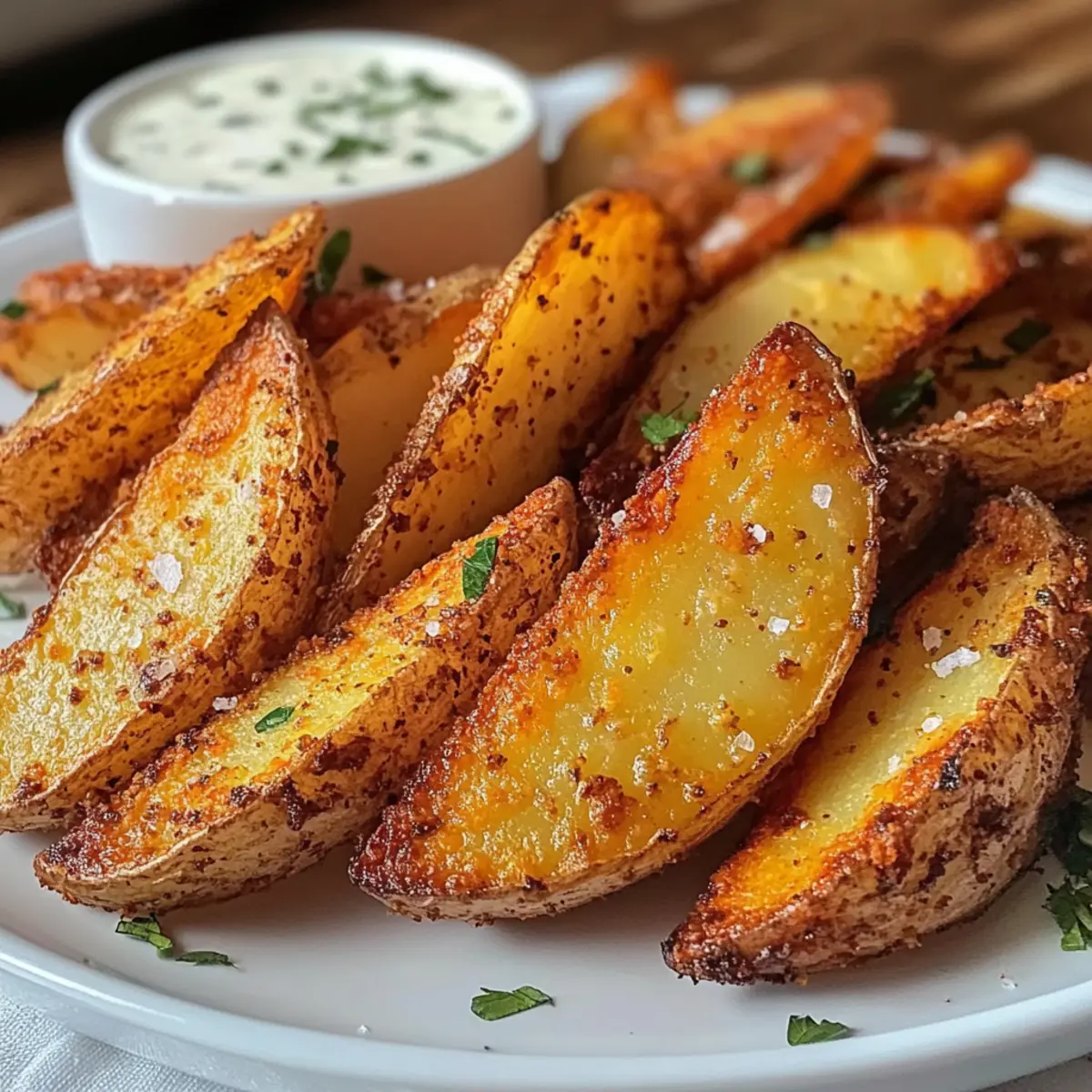 Krosse Heißluftfritteuse Kartoffelspalten in 30 Minuten