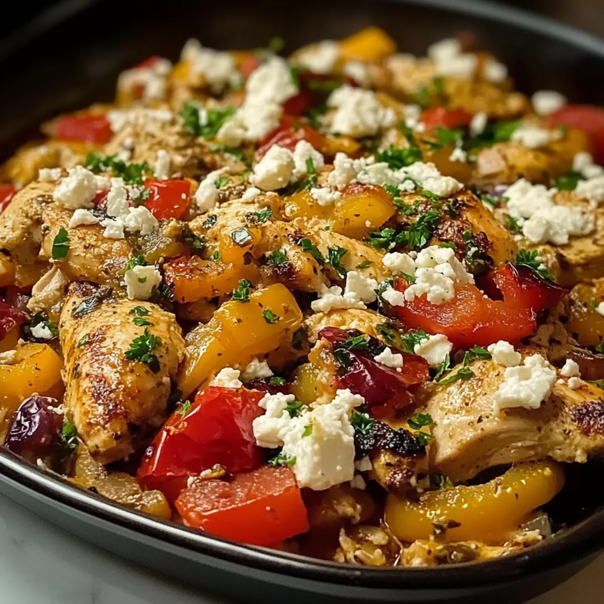 Griechischer Hähnchenauflauf einfach und köstlich