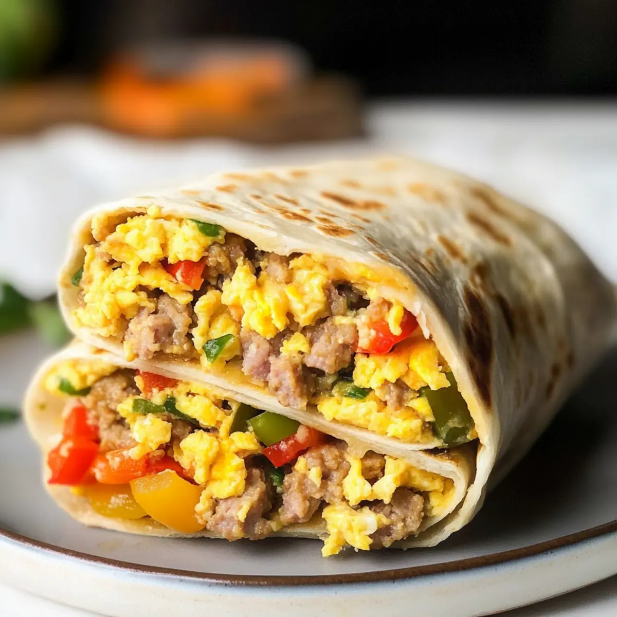 Hohe Protein Frühstücks-Burritos für Deinen Morgen