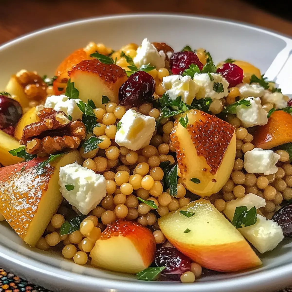 Honig Herbst Perlen Couscous Salat für jeden Anlass