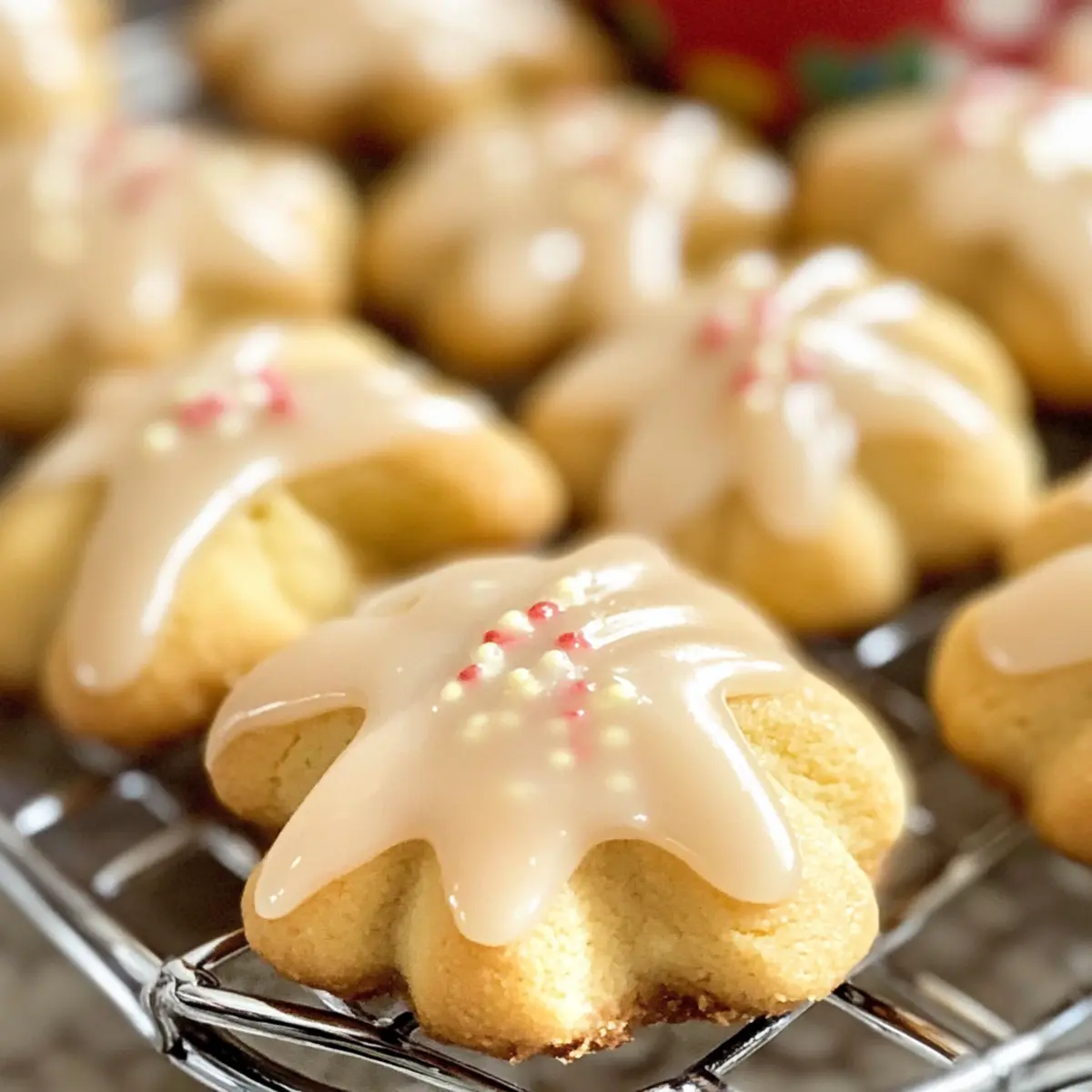 Italienische Ostern Cookies mit Zitronenglasur