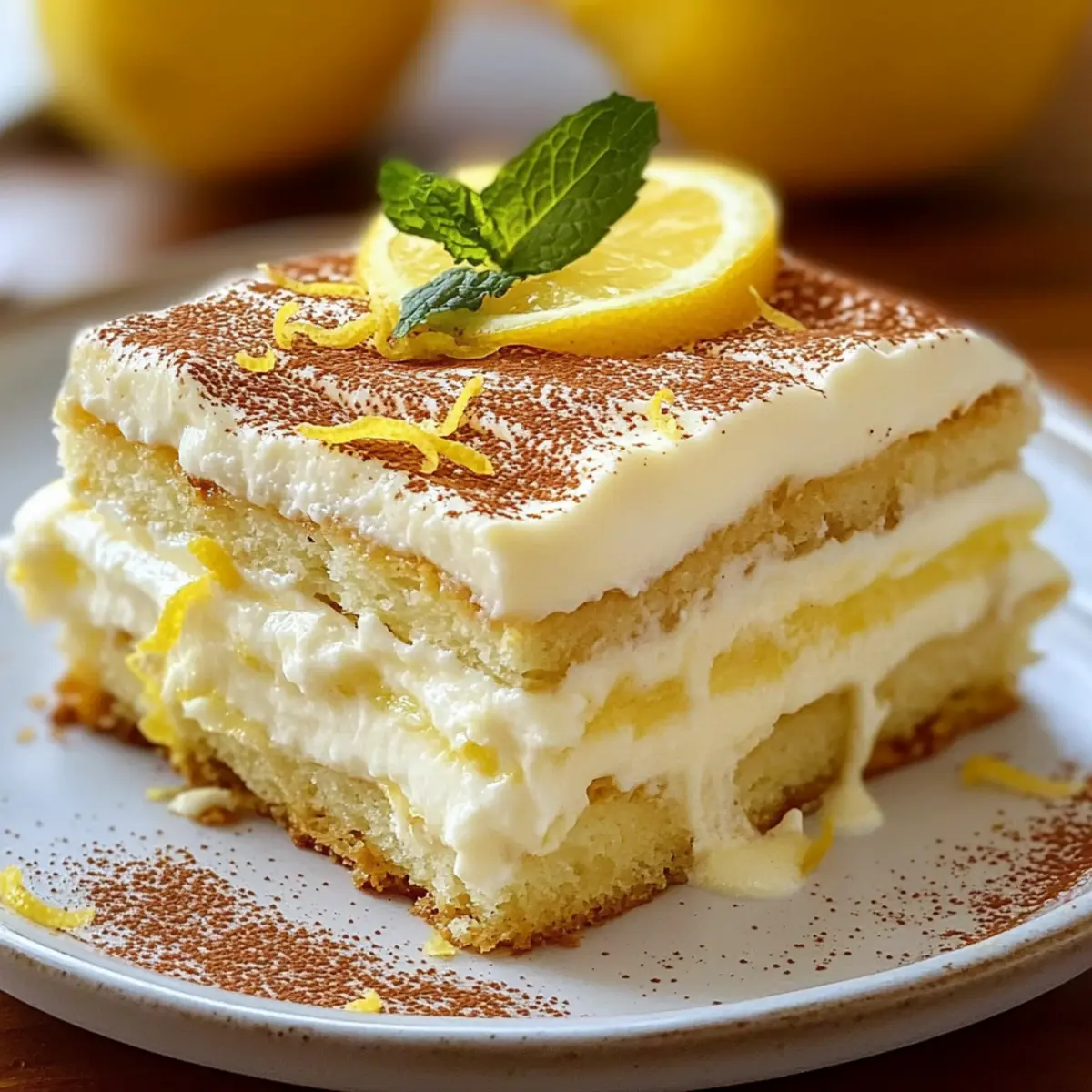 Zitronen-Tiramisu: Leichtes Dessert für den Frühling
