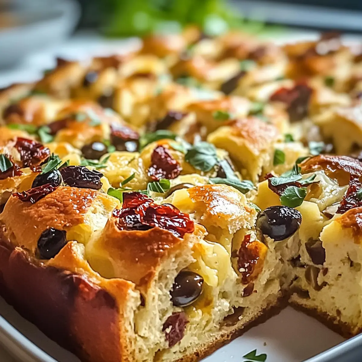Mediterranes Pull Apart Brot für ein schnelles Festessen