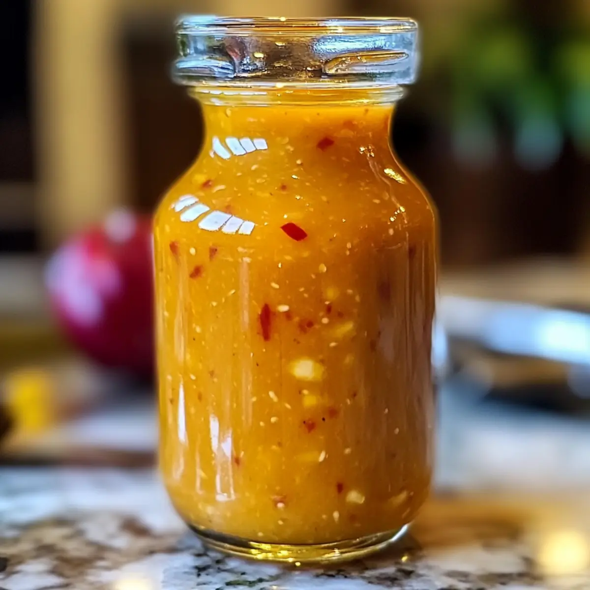Ananaspfeffer-Hot Sauce für tropischen Genuss