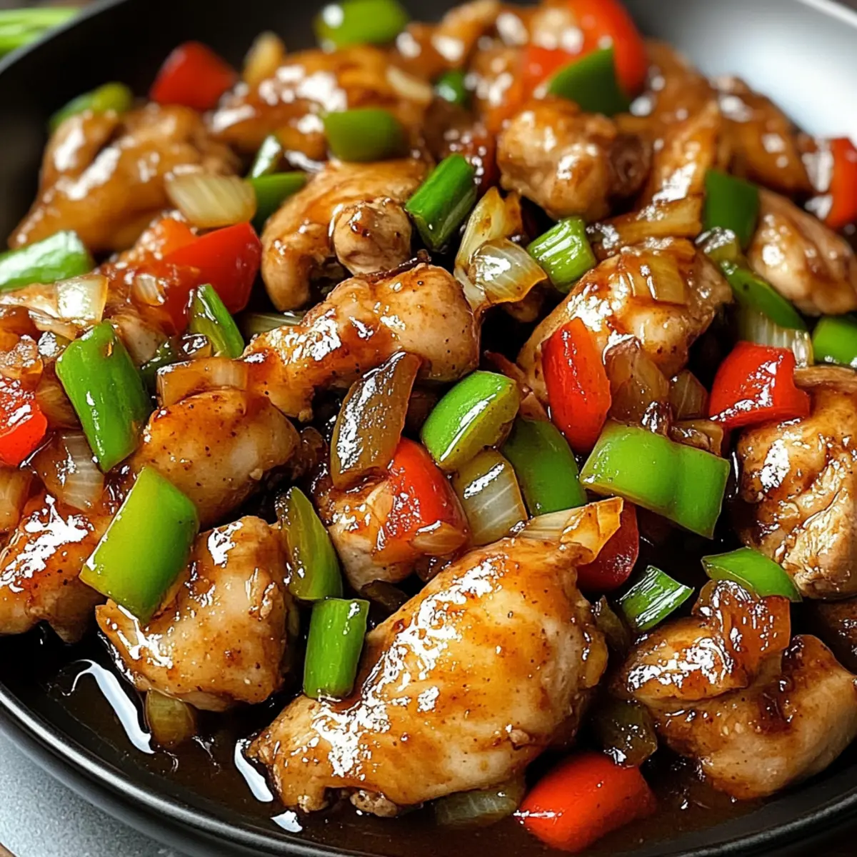 Herzhafter Hähnchen in Knoblauchsauce in 30 Minuten