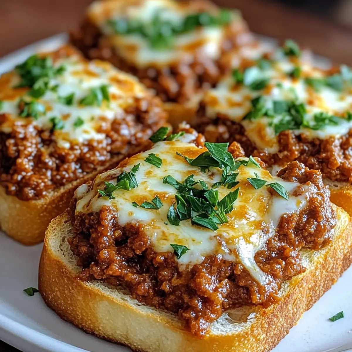 Schlampiger Joe Knoblauchbrot für die ganze Familie