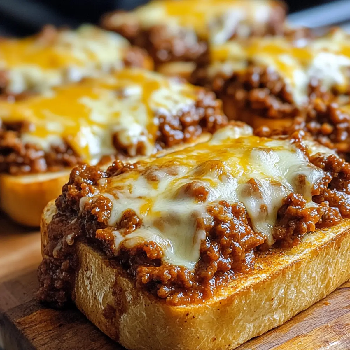 Sloppy Joe Knoblauchbrot in nur 30 Minuten genießen