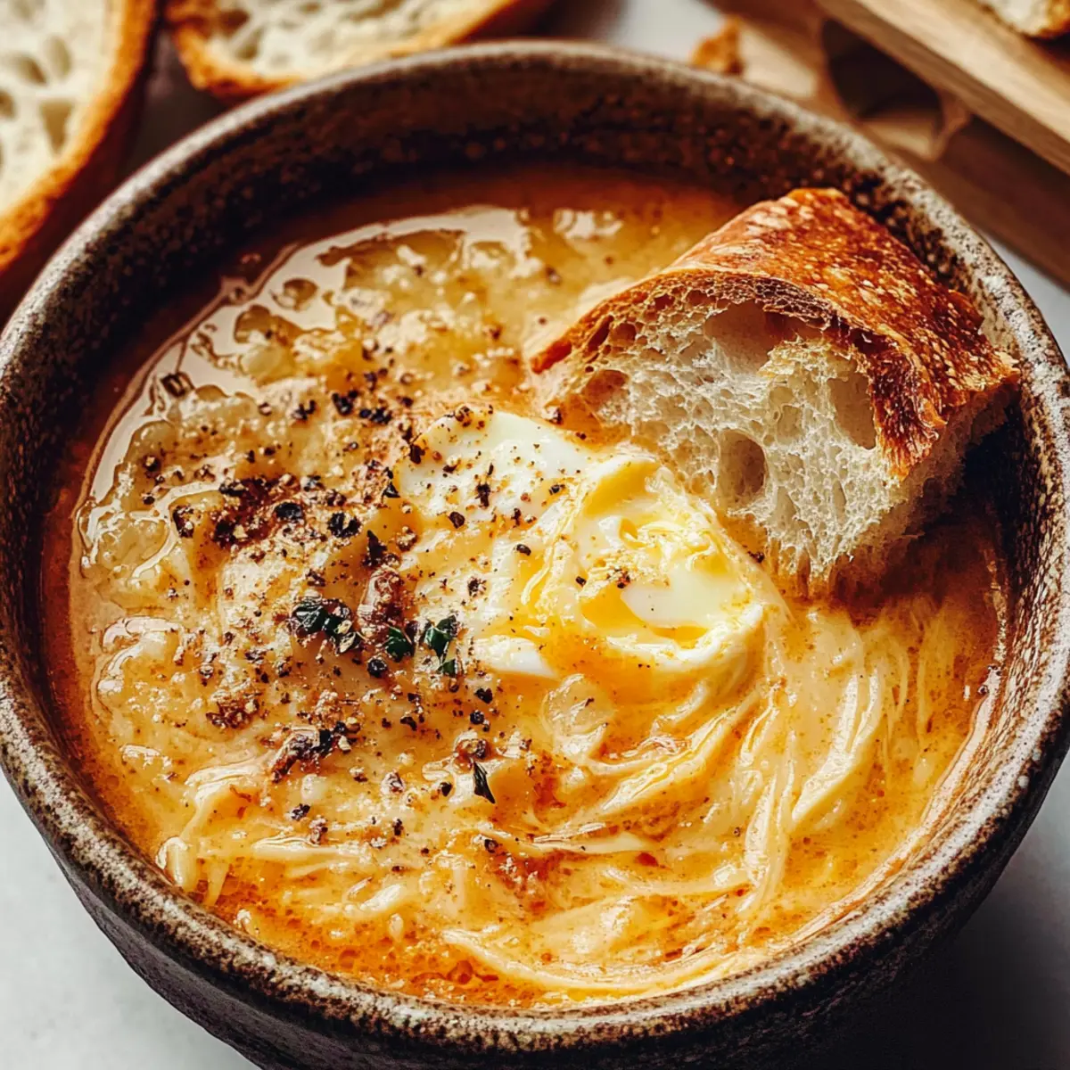 Knoblauchsuppe für eine gemütliche Auszeit