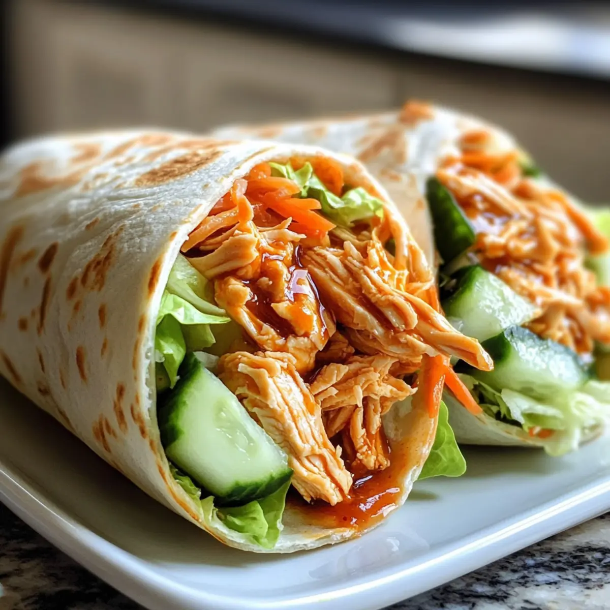 Süß-Chili-Hühnchen-Wraps schnell und einfach zubereiten