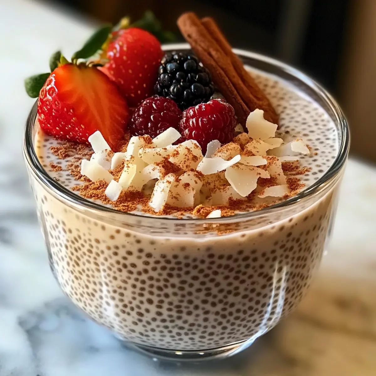 Vanille Zimt Chia Pudding für dein gesundes Frühstück