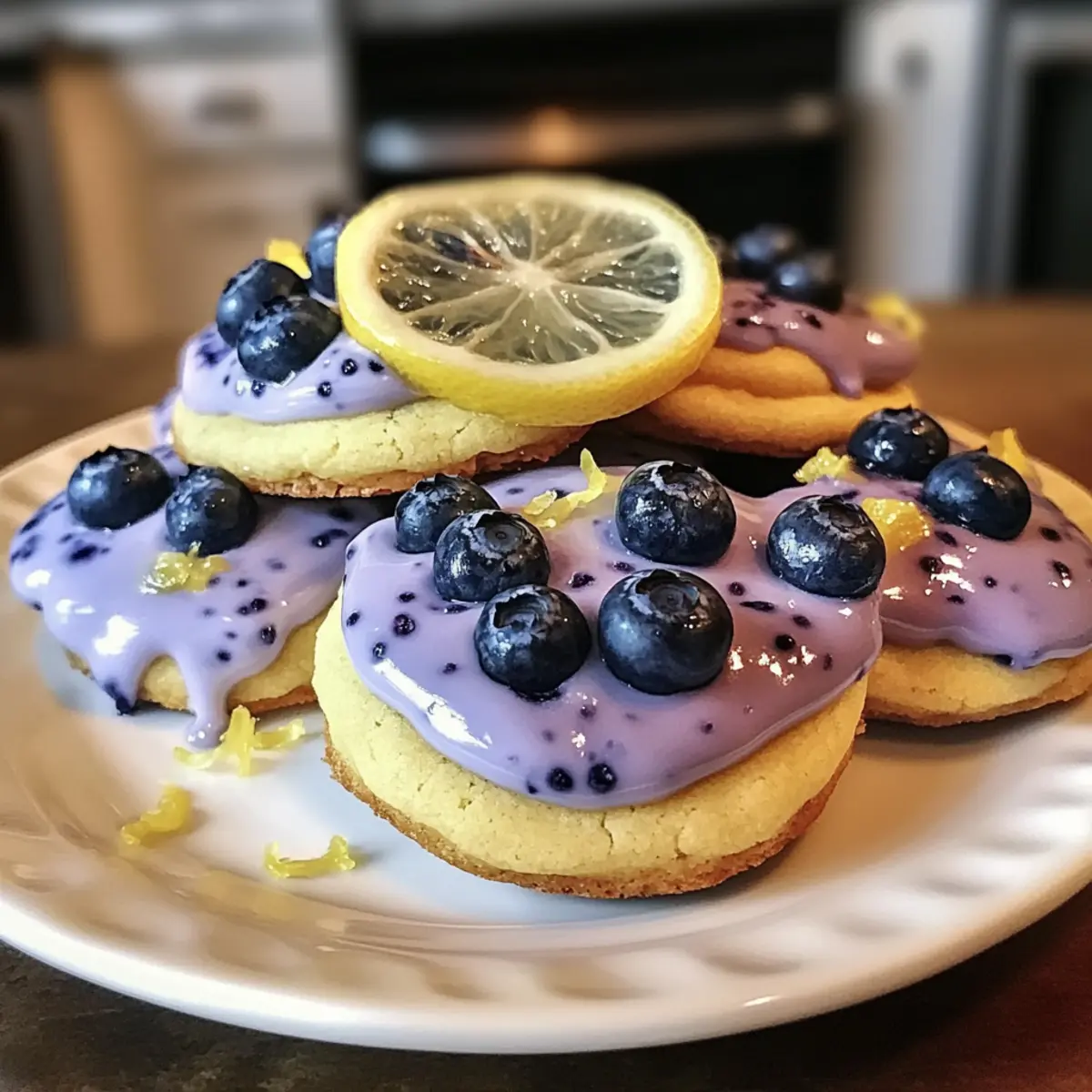 Blaubeer-Zitronen-Frost-Kekse für den perfekten Sommer