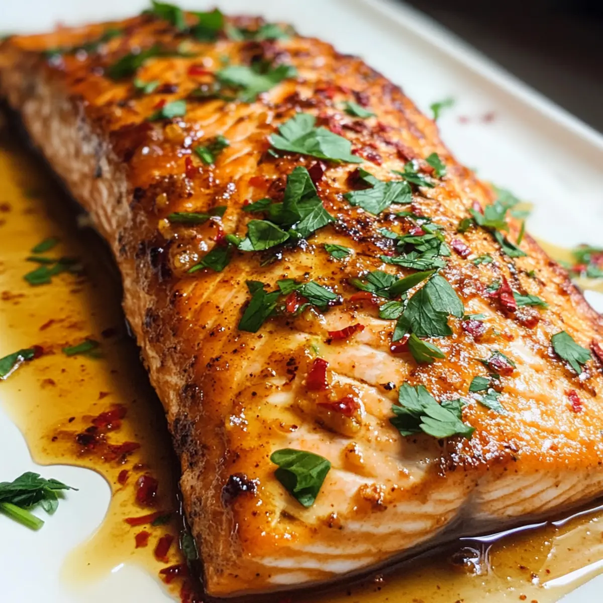 Cajun Honigbutter Lachs für ein schnelles Abendessen