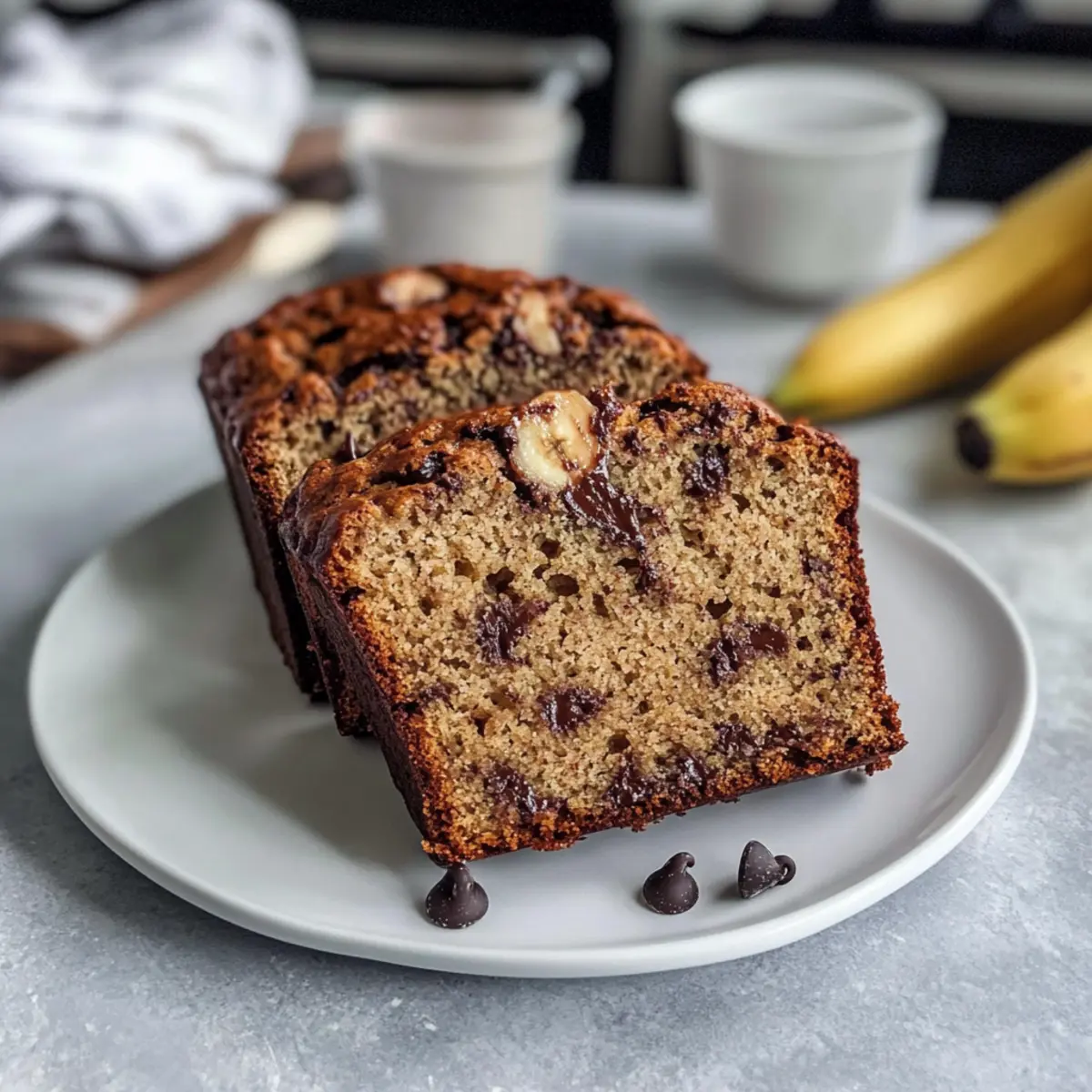 Schokoladenstückchen Bananenbrot: Saftig und Köstlich