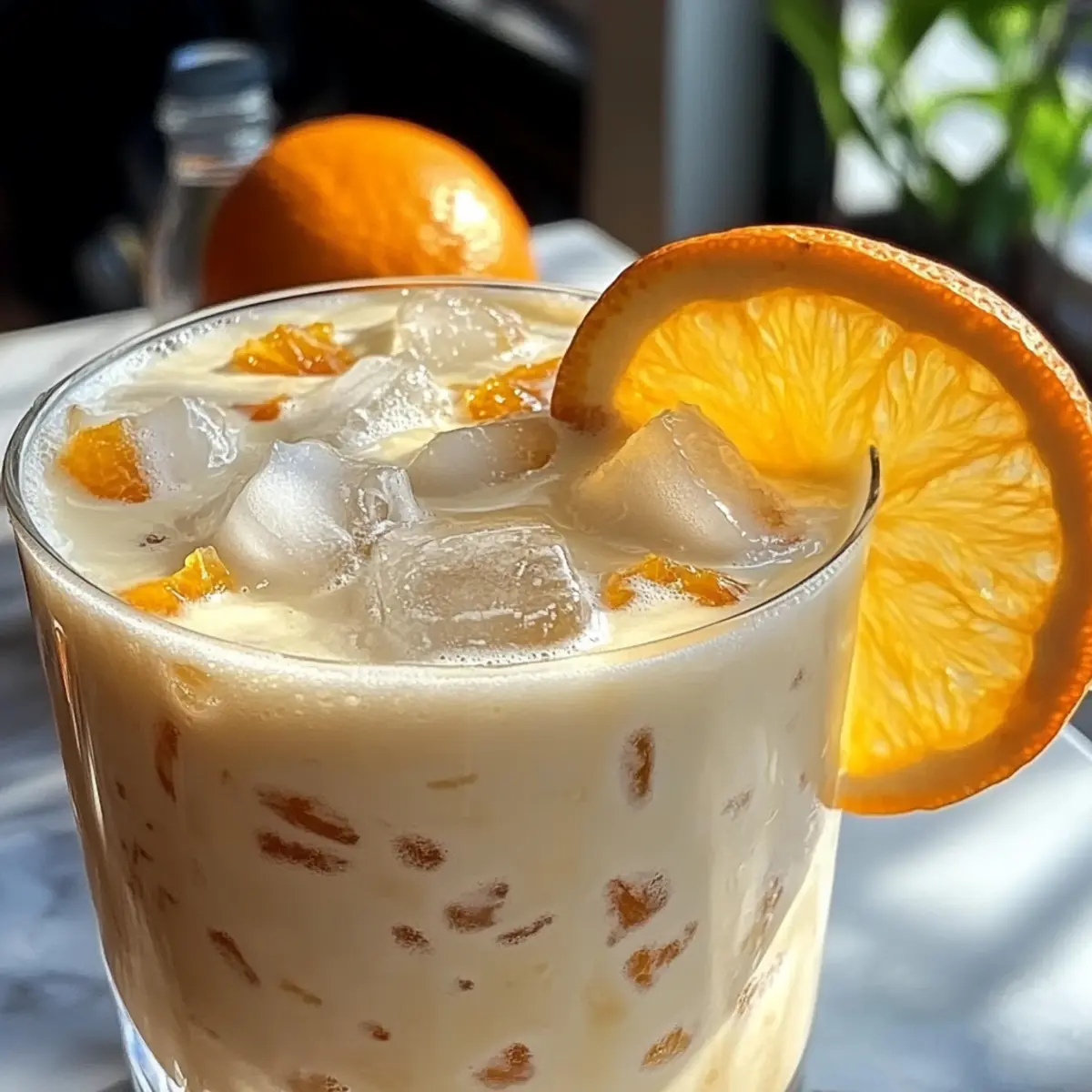 Cremiger Kokosnuss-Orange Genuss für heiße Tage