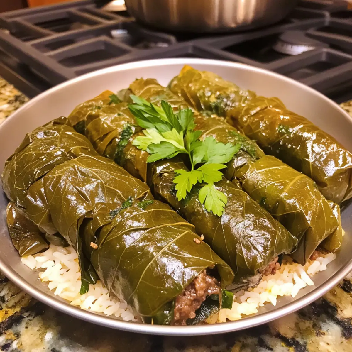 Dolmaden: Klassisches Rezept für gefüllte Weinblätter
