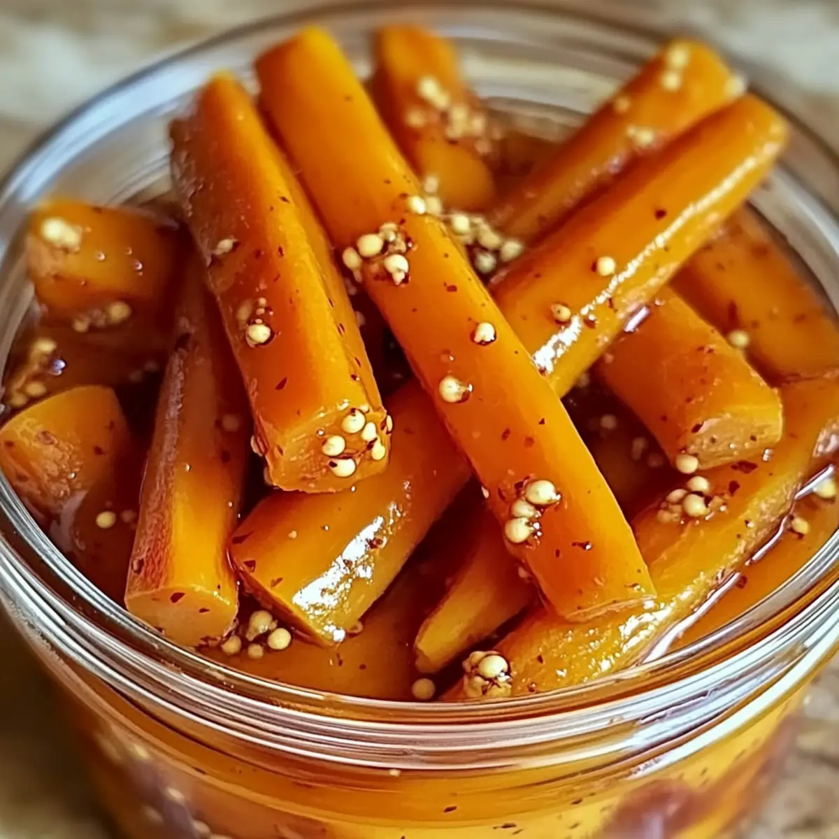 Scharfe Honig-Eingelegte Karotten für jeden Anlass