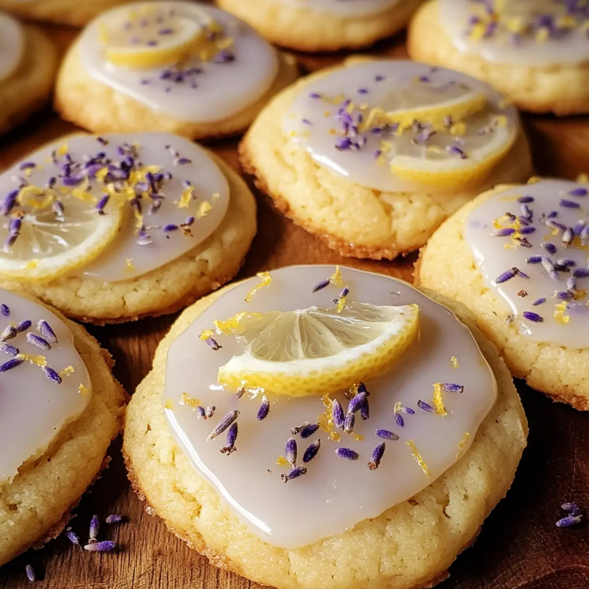 Zitronenlavendelplätzchen für fröhliche Momente