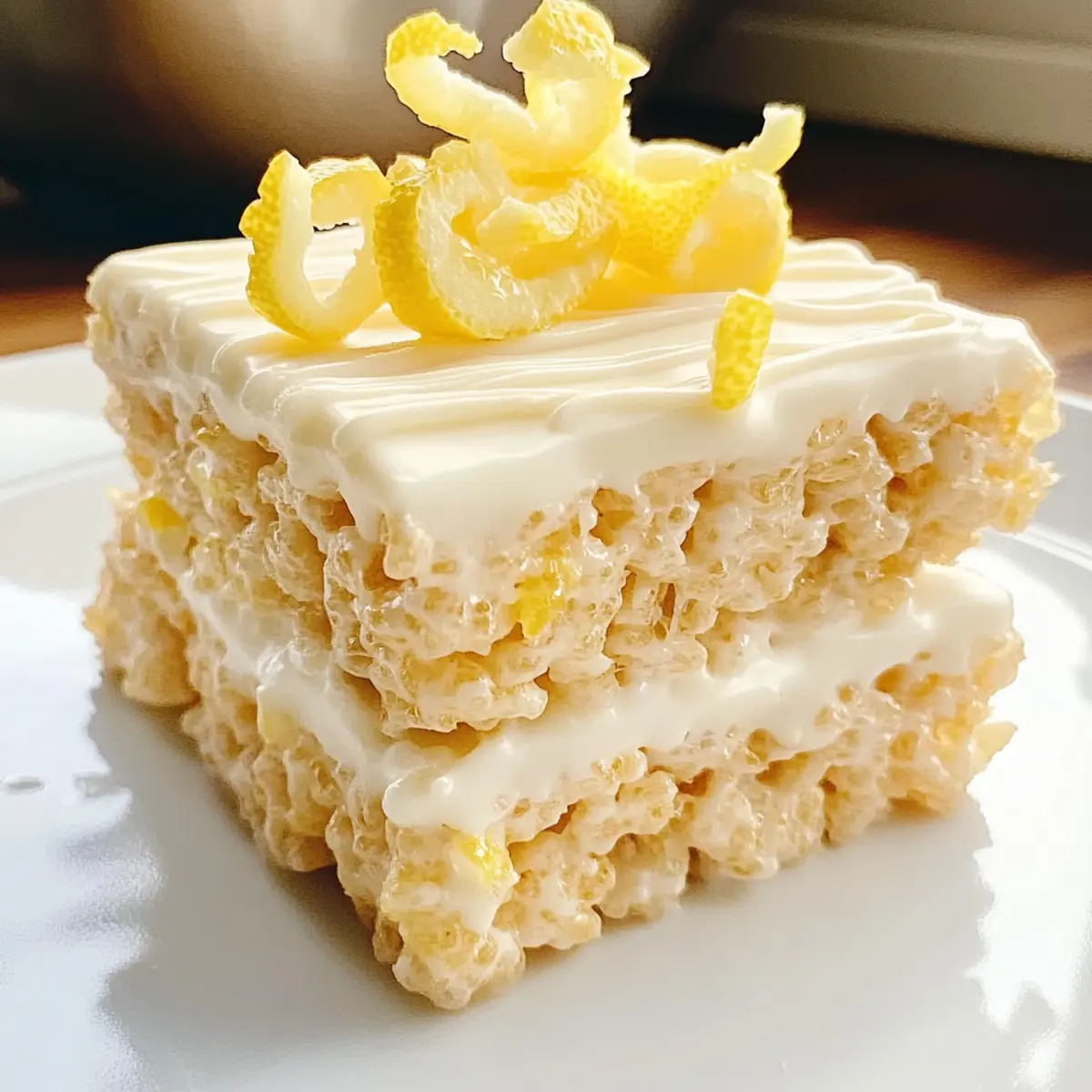 Zitronen-Reis-Krispy-Leckereien für jeden Anlass