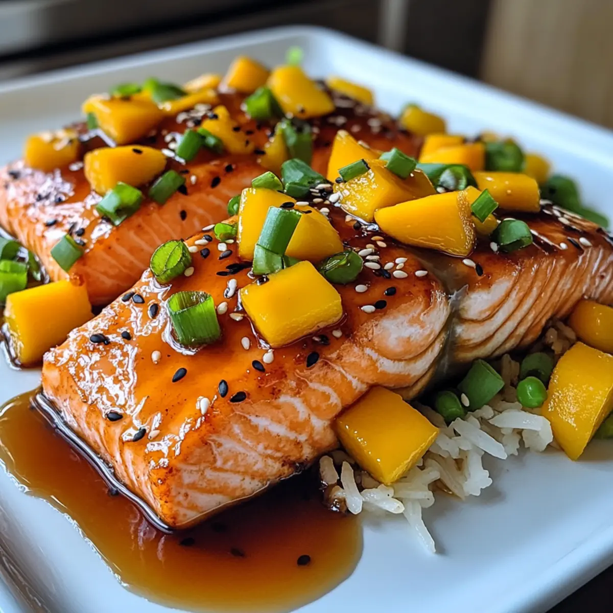 Mango-Teriyaki-Lachs in 30 Minuten genießen