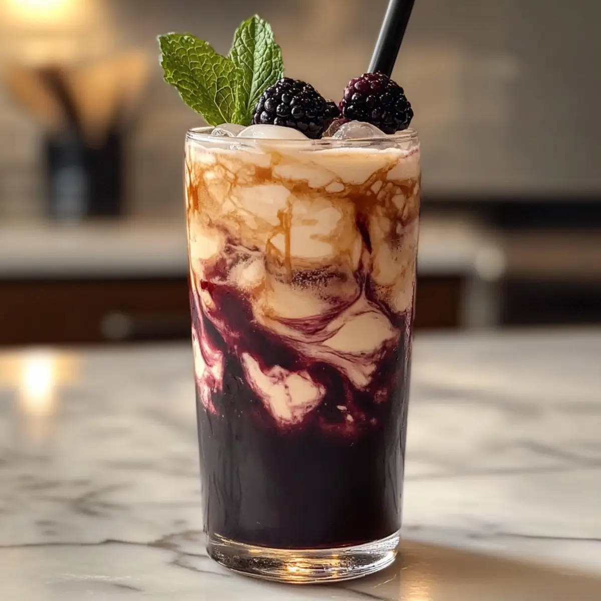 Mitternachts Malibu Schmutzige Soda für heiße Tage