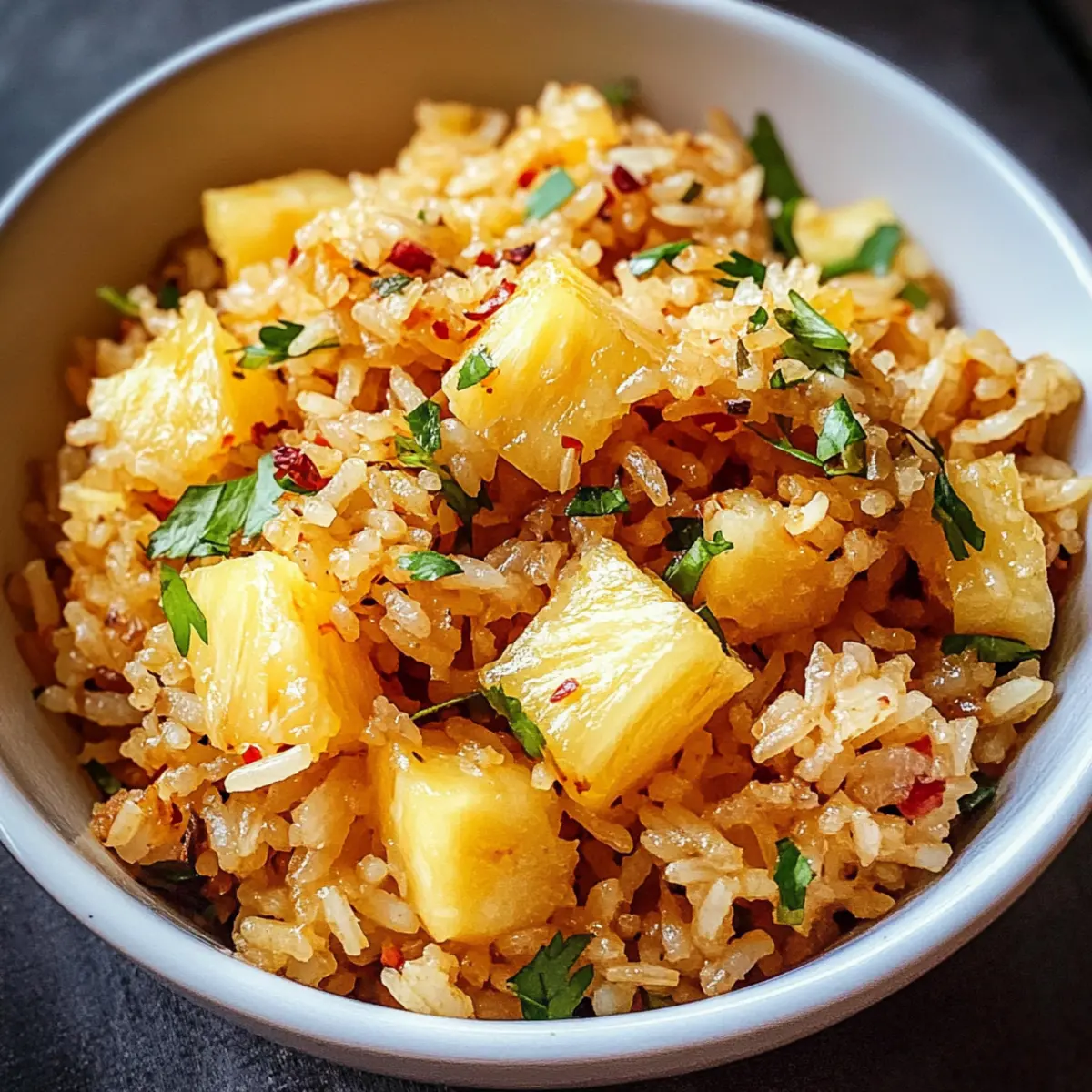Ananassreis: Schnelle tropische Köstlichkeit