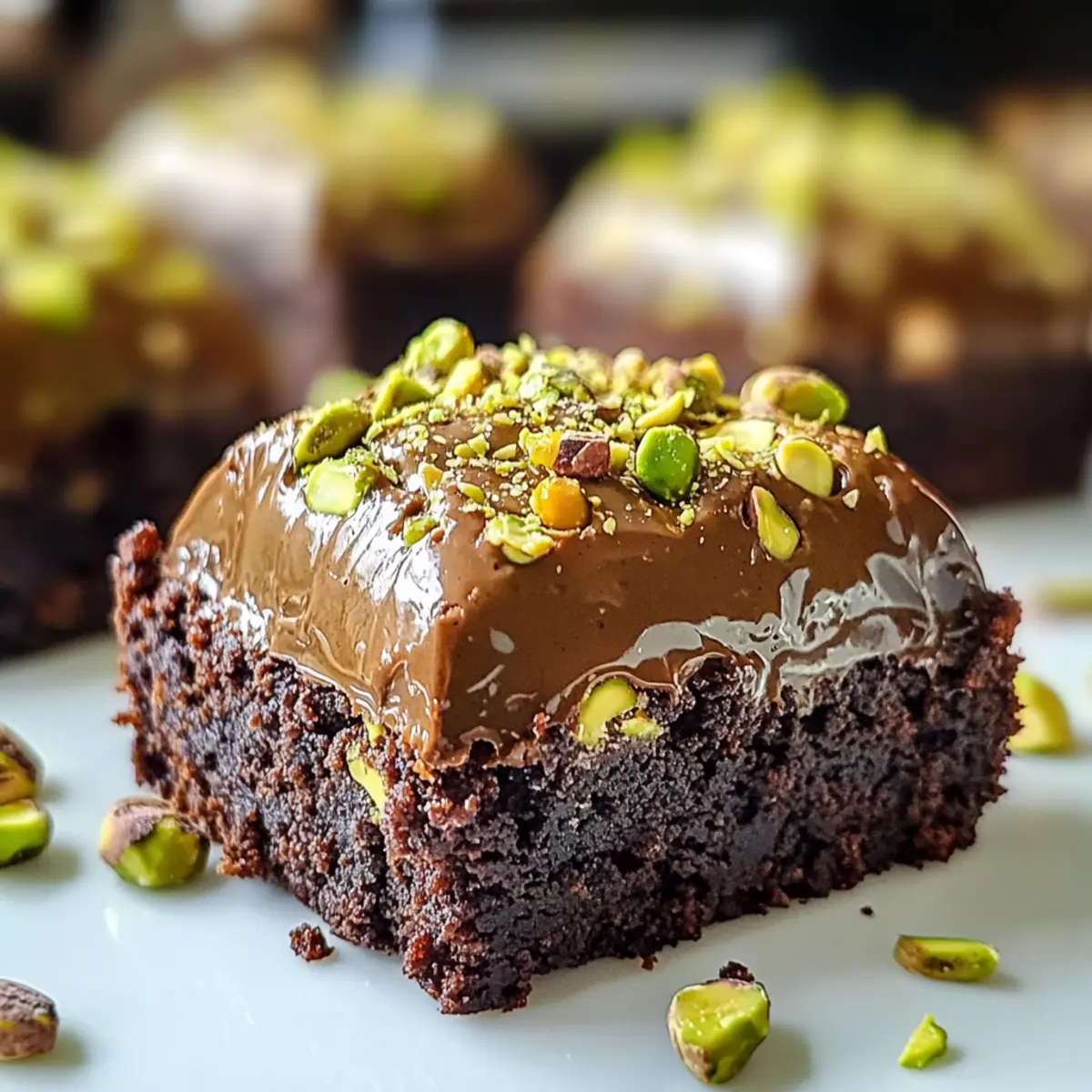 Pistazien Ferrero Rocher Brownies – Schokoladengenuss pur