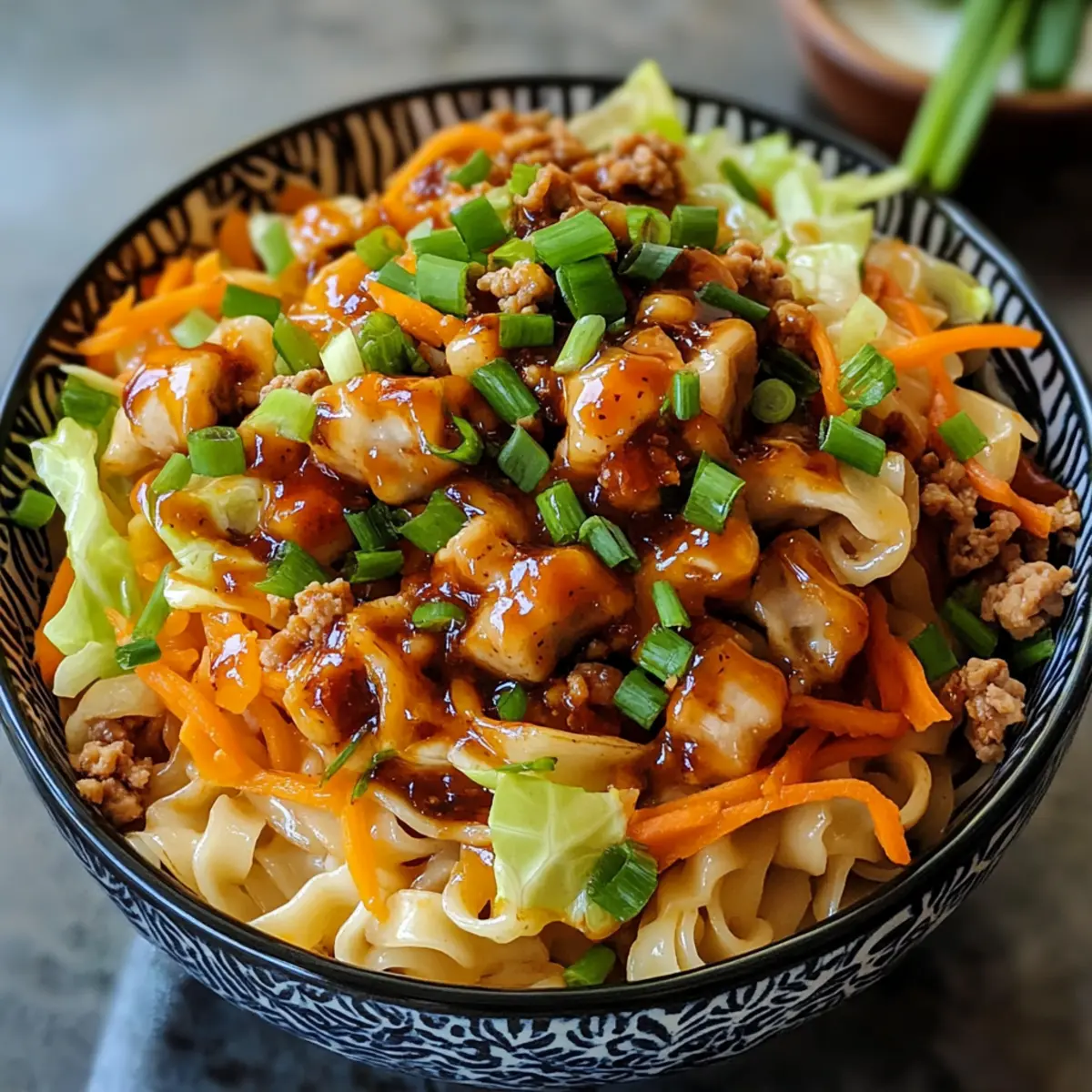 Teigtasche in einer Schüssel – Schnelles Rezept für Genuss