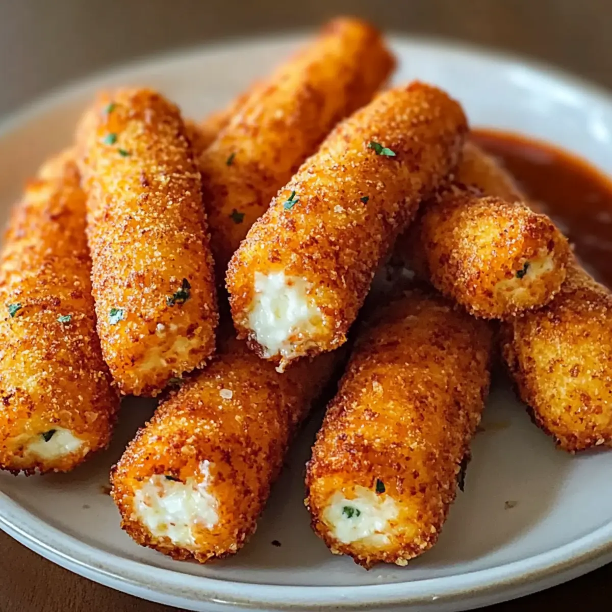 Scharfe Nachahmer Chili’s Nashville Hot Mozzarella-Sticks