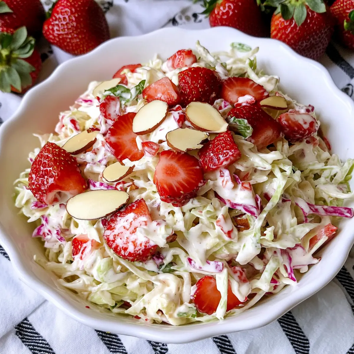 Erdbeer-Zitronen-Krautsalat für den perfekten Sommer
