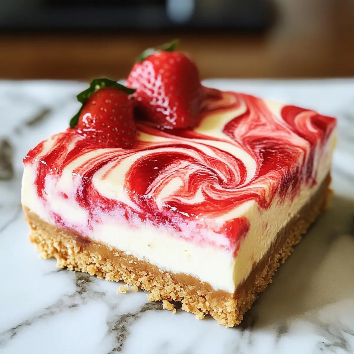 Erdbeerwirbelkäsekuchen leicht und lecker genießen