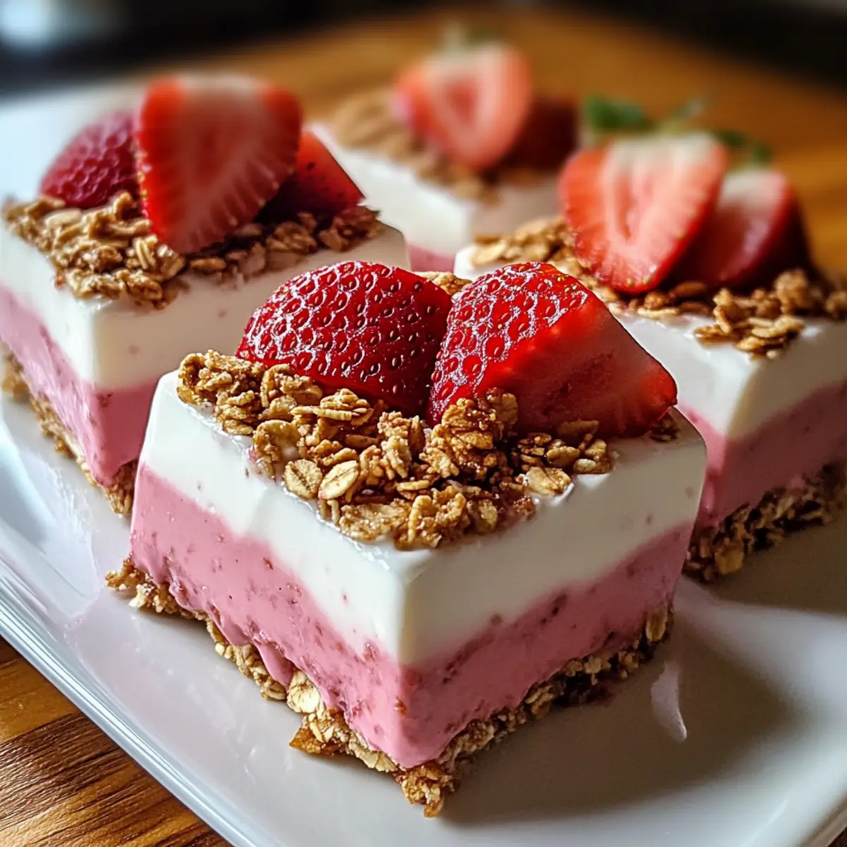 Erdbeer-Joghurt-Riegel ganz einfach selbst machen