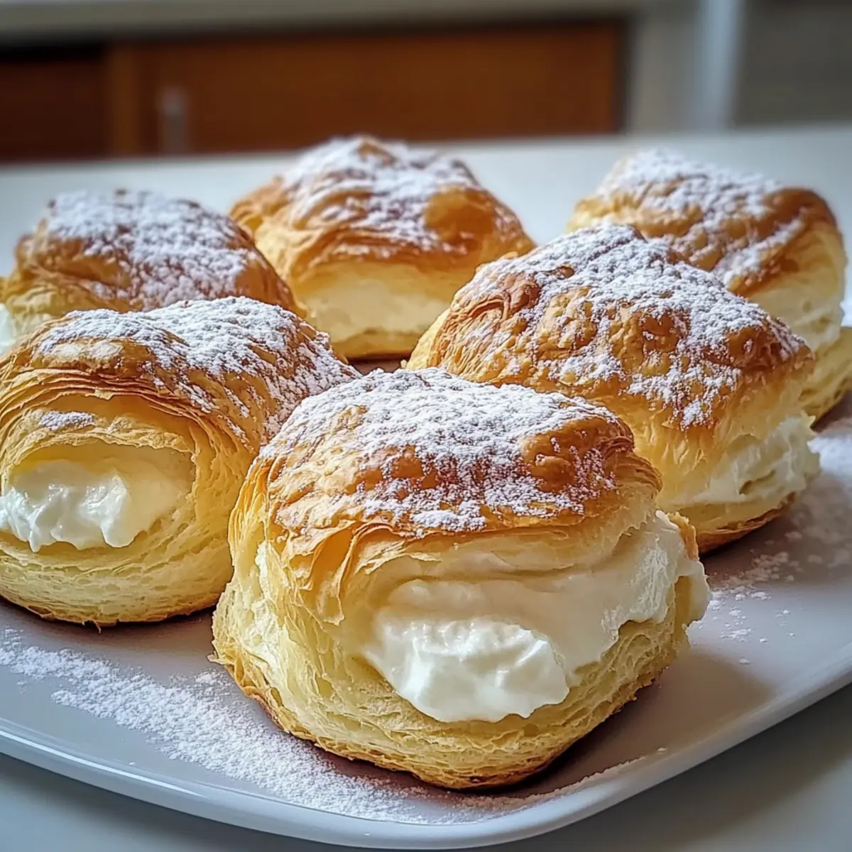 Süße Frischkäse-Puffs: Einfach und Verführerisch