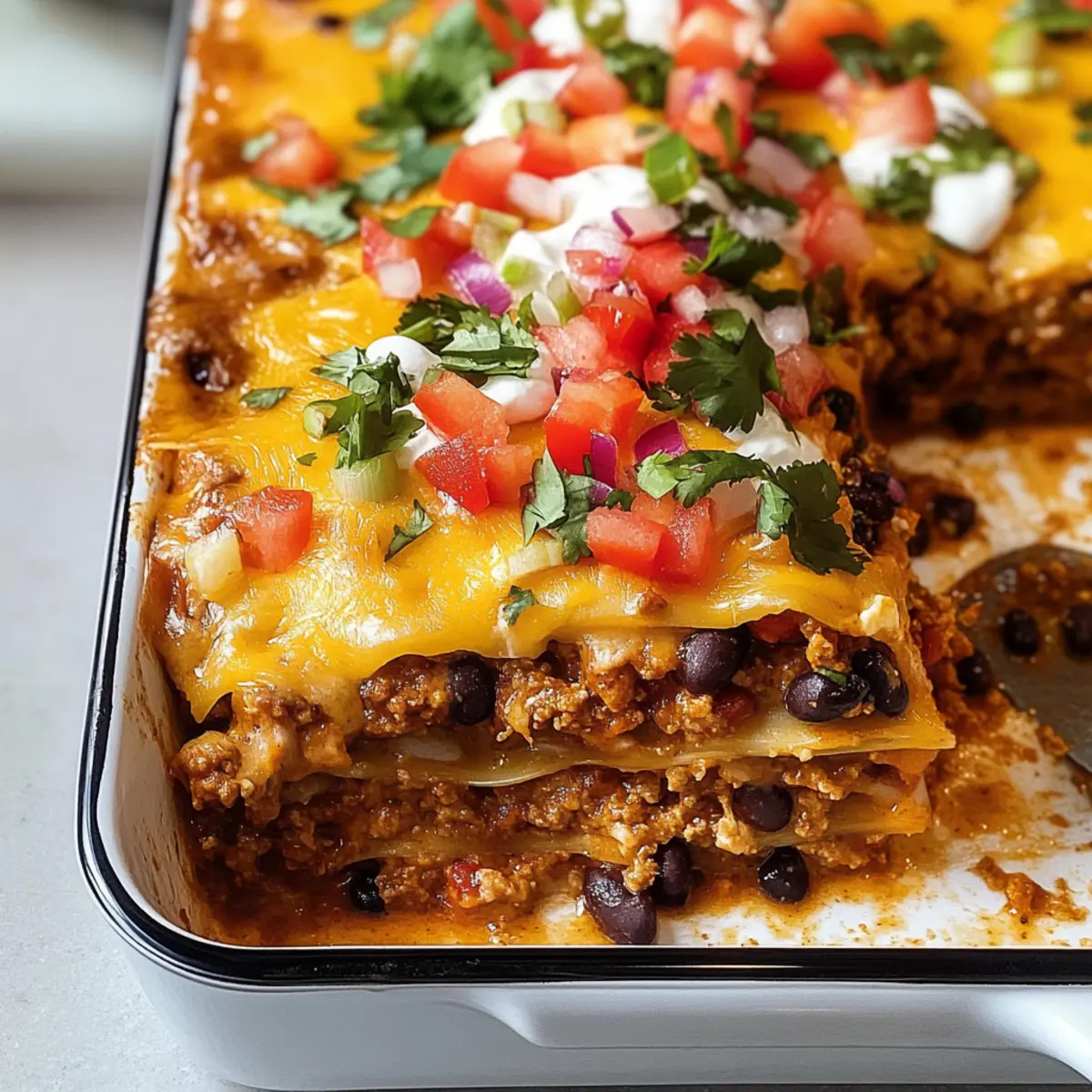 Taco Lasagne: Ein Genuss für die ganze Familie