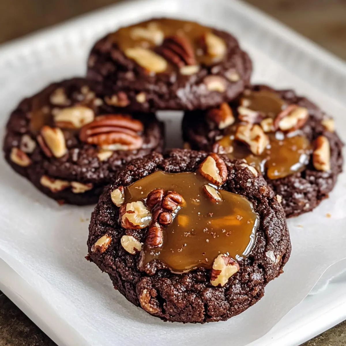 Schildkrötenkekse mit hausgemachtem Karamell