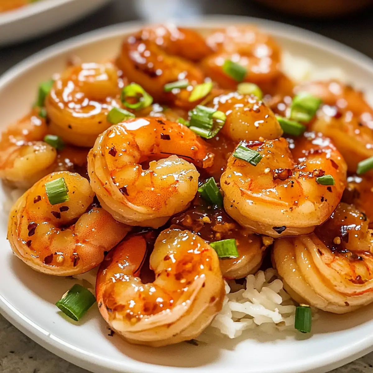 Honig Knoblauch Garnelen in 10 Minuten zubereiten