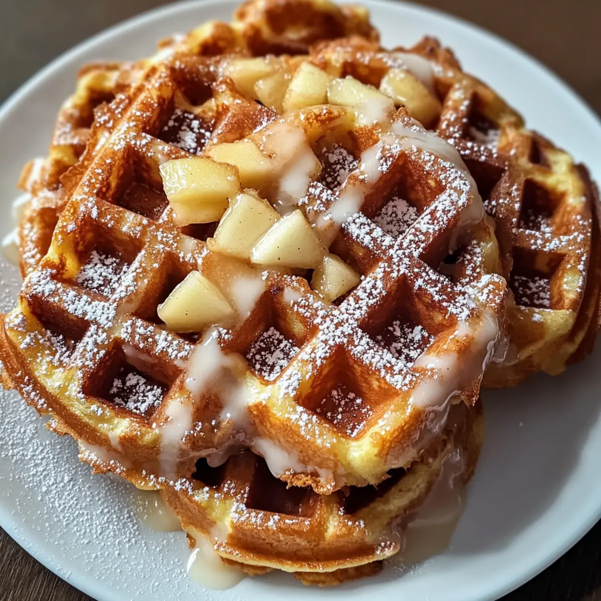Apfelstrudel Waffel Donuts – Genuss für jeden Tag