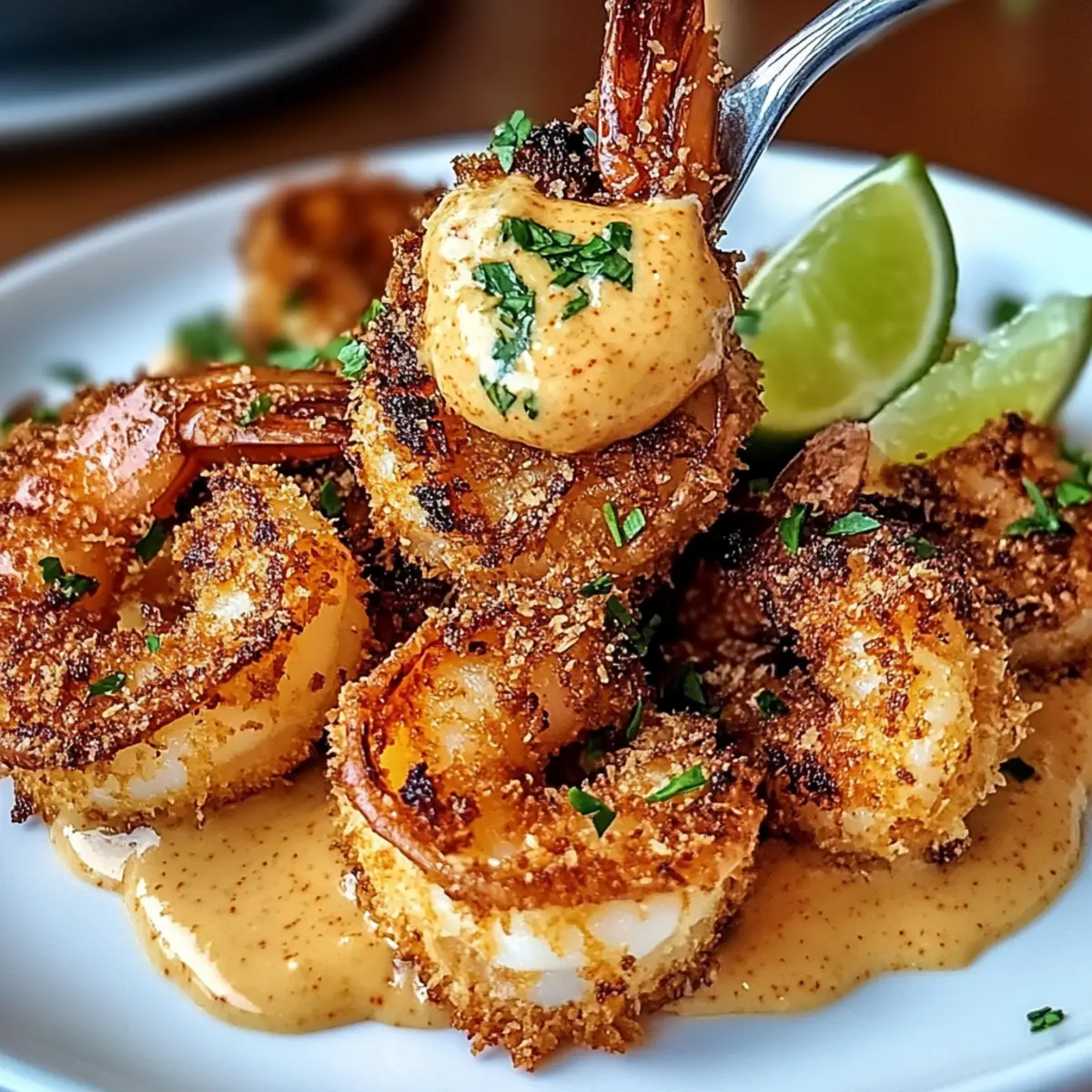 Gebackene Kokosnuss-Garnelen mit süßem Chili-Mayonnaise