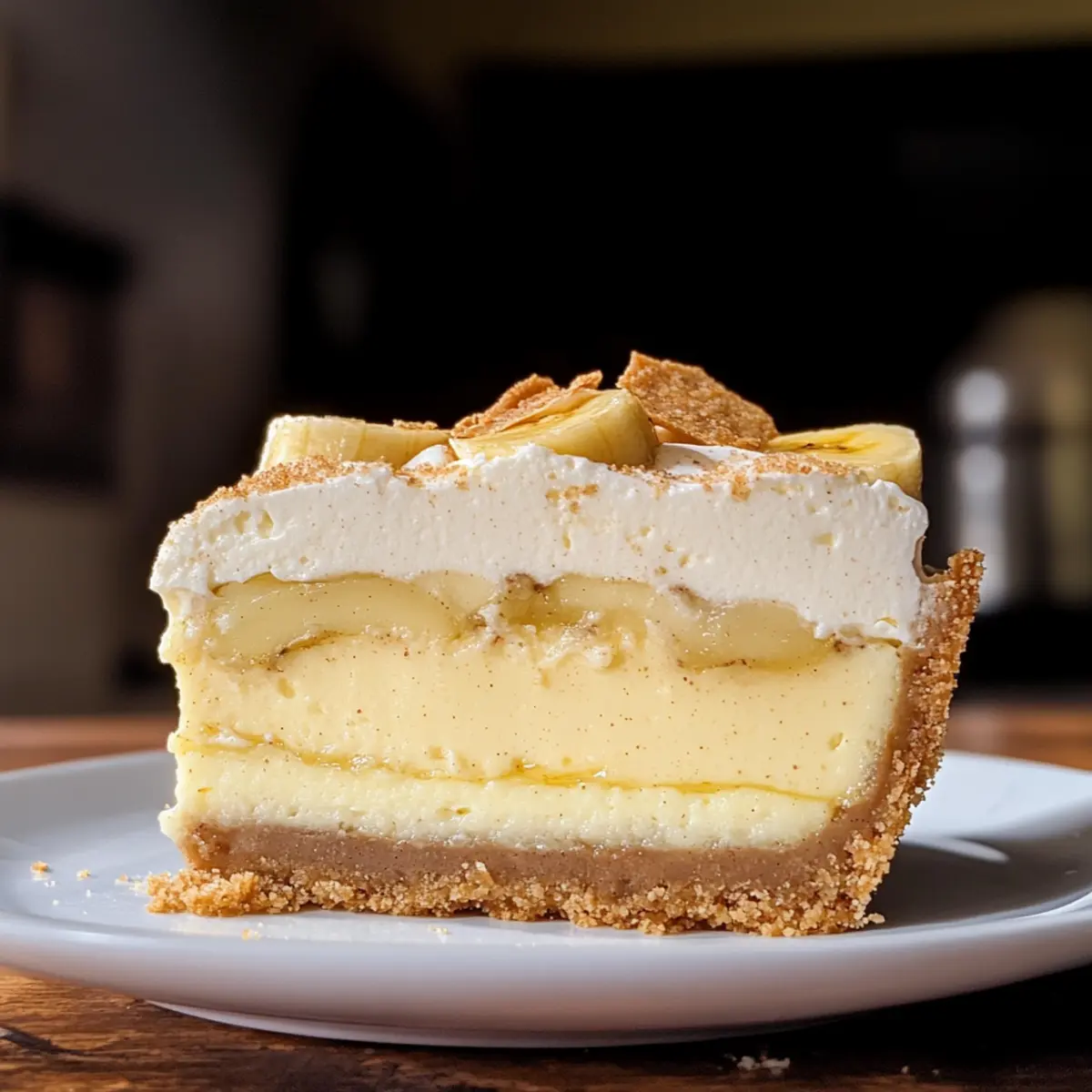 Bananenpudding-Käsekuchen für unwiderstehlichen Genuss