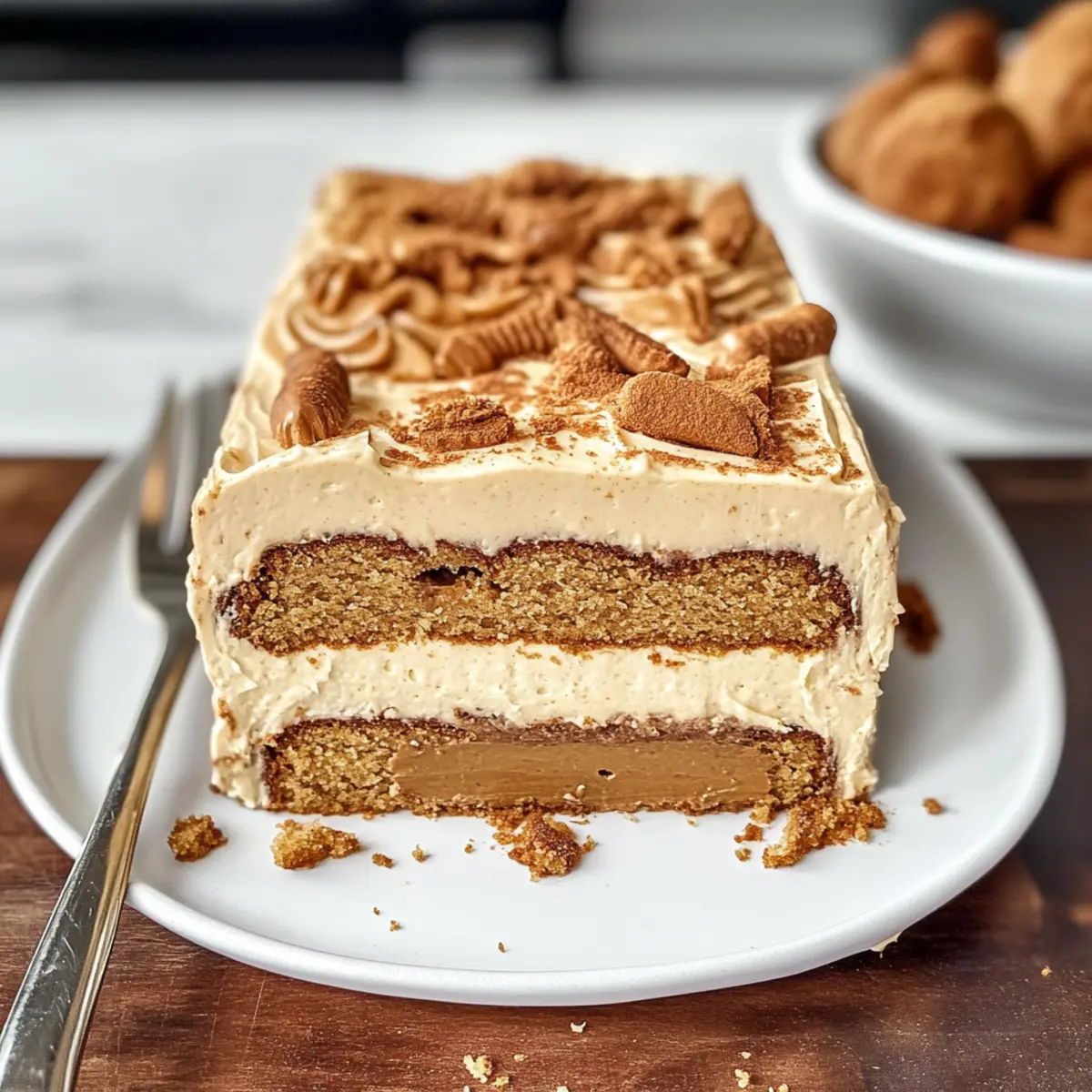 Biscoff Kühlschrankkuchen: Einfach und Lecker