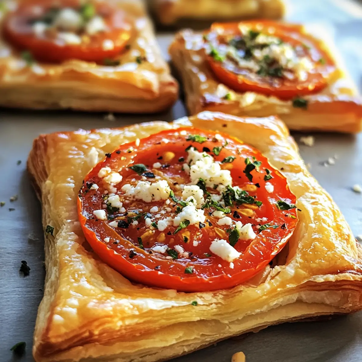 Puff Pastry with Tomatoes – Schnell & Lecker!